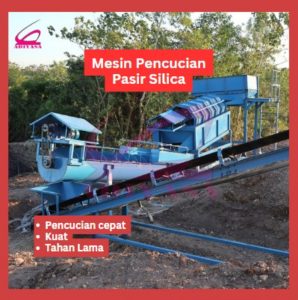 Mesin Pencucian Pasir Silica